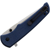 Boker Magnum Bluejay Button Lock Blue Micarta Folding 440A Pocket Knife M01SC722