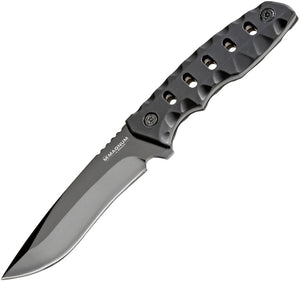 Boker Magnum 7" Oblong Black 440A Stainless Fixed Blade Knife w/ Sheath 02RY689