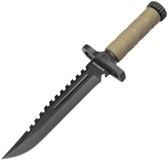 Boker Magnum M-Spec Olive FRN 7Cr17MoV Fixed Blade Survival Knife 02SC005