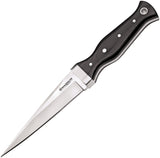 Boker 9" Magnum Sgian Dubh Fixed Tapered Blade Full Tang Black Knife  m02SC359