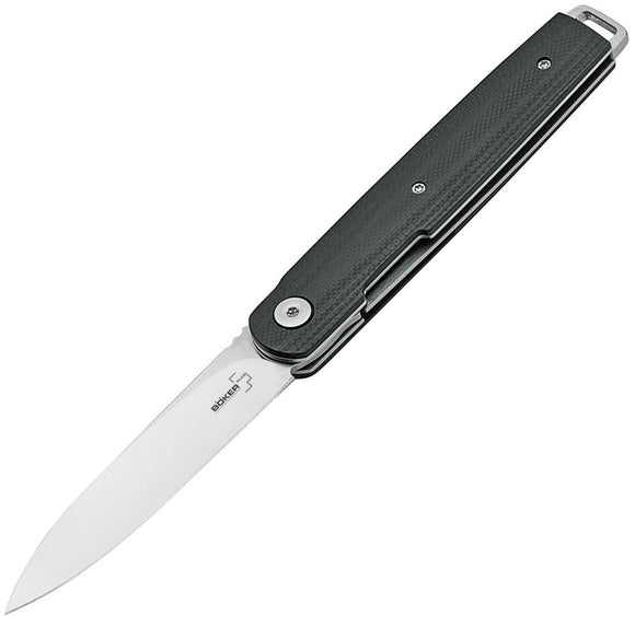 Boker Plus LRF Linerlock Black Handle Folding Knife P01BO078