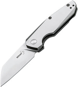 Boker Plus Petit 42 Framelock Stainless Steel Folding D2 Pocket Knife 01BO084