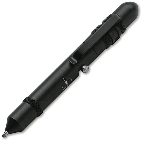 Boker Plus Bit Black Aluminum Double Sided Pocket Clip Pen P01BO128