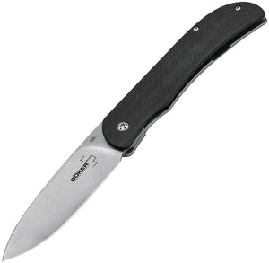 Boker Plus Exskelibur I Framelock Black G10 Folding D2 Tool Steel Knife P01BO137