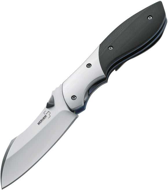 Boker Plus Mini Vanquish Linerlock Black G10 Stainless Folding Knife P01BO150