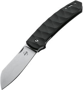 Boker Plus Haddock Pro Linerlock Black G10 Handle D2 Folding Poket Knife 01BO232