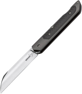Boker Plus Genios Lockback Black Titanium Folding VG-10 Pocket Knife 01BO247
