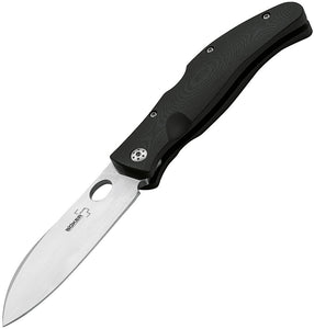 Boker Plus Yukon Lockback Black G10 Folding 440C Pocket Knife 01BO251