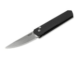 Boker Plus Kwaiken Compact Automatic Button Lock Black Aluminum 154CM Blade 01BO254