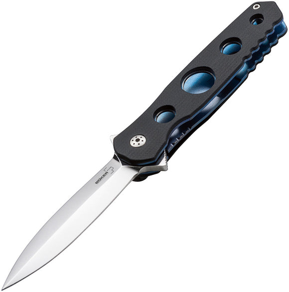 Boker Plus Picador Satin 440C Stainless Black G10 Handle Folding Knife P01BO260