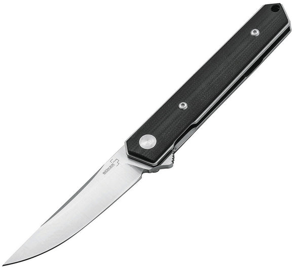 Boker Plus Kwaiken Mini Linerlock Black G10 Folding D2 Tool Steel Knife P01BO268
