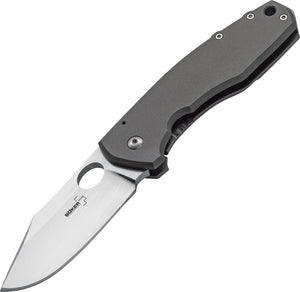 Boker Plus Vox F3 II Framelock Titanium Handle CPM S35VN Folding Knife P01BO340