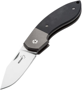 Boker Plus BB Classic Slip Joint Black G10 Stainless Folding Knife P01BO360