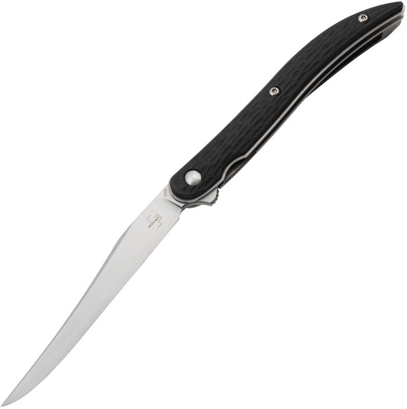 Boker Plus Texas Tooth Pick Pocket Knife Black G10 Folding VG-10 Blade P01BO388