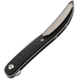 Boker Plus Texas Tooth Pick Pocket Knife Black G10 Folding VG-10 Blade P01BO388