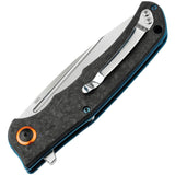 Boker Plus Nubilum Pocket Knife Linerlock Carbon Fiber Folding D2 Steel P01BO492
