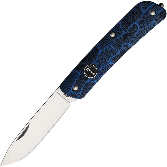 Boker Plus Tech Tool Slip Joint Blue & Black G10 Folding 12C27 Knife P01BO557