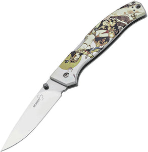 Boker Plus Titan Drop Lockback Frazetta Ghoul Queen 440C Folding Knife P01BO652