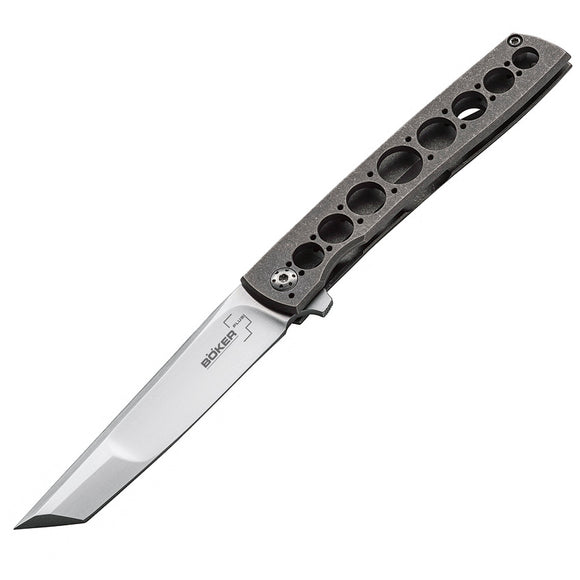 Boker Plus Urban Trapper Tanto Folding Blade Titanium Handle Knife P01BO721