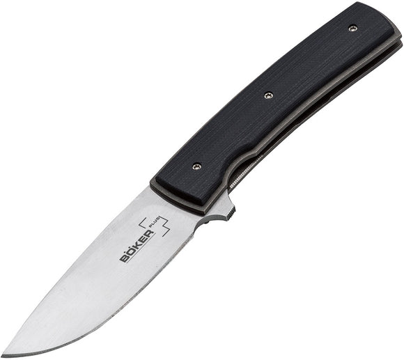 Boker Plus FR Framelock Black G10 Handle Folding VG-10 Stainless Knife P01BO742