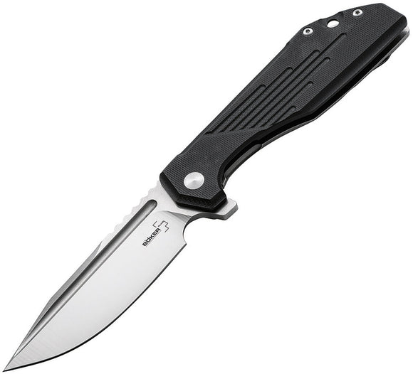 Boker Plus Lateralus Framelock D2 Steel Folding Blade Black Handle Knife P01BO778