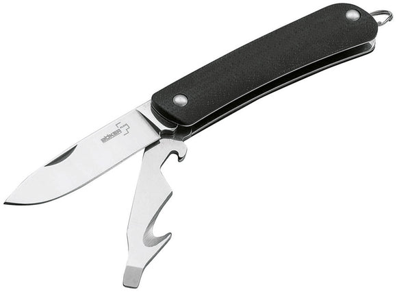 Boker Plus Mini Tech Tool 2 Slip Joint Black Folding Knife Multi-Tool P01BO871