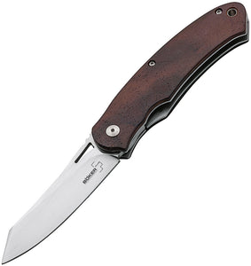 Boker Plus Takara Linerlock Cocobolo Wood Folding D2 Steel Pocket Knife 01BO895