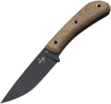 Boker Plus Little Rock Brown Micarta SK-85 Fixed Blade Knife w/ Sheath 02BO026