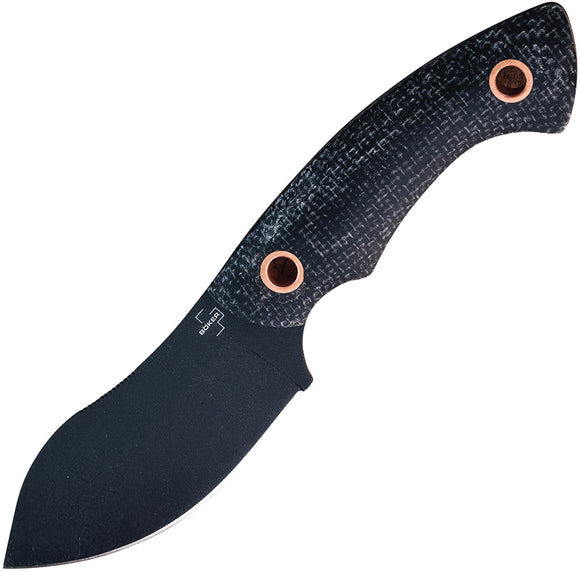 Boker Plus Nessmi Pro Fixed Blade Knife Black Micarta D2 Steel 02BO066