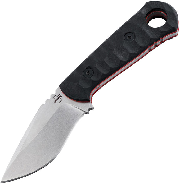 Boker Plus Boker Plus Mikri Black G10 D2 Steel Fixed Blade Knife P02BO088
