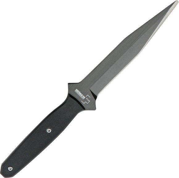 Boker Plus BESH Wedge Titanium Coated Black Fixed Blade EDC Neck Knife with Sheath P02BO275