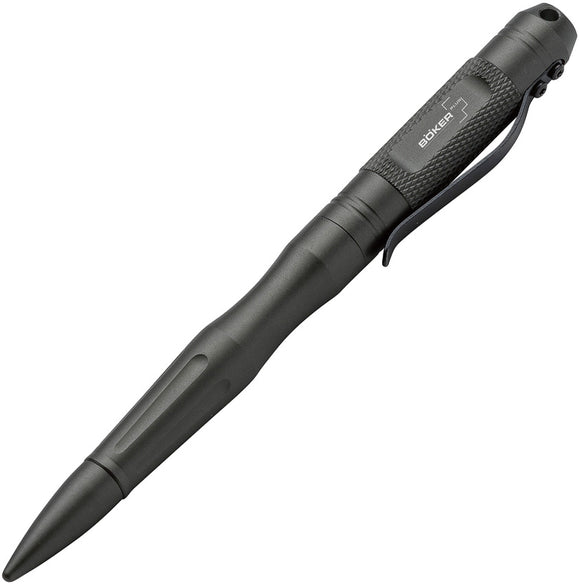 Boker Plus Multipurpose Matte Gray Black Titanium Glass Breaker Pen EDC P09BO097