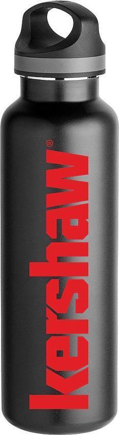 Kershaw 2018 Red Logo Black Water Bottle Stainless Steel Insulated 20 oz.