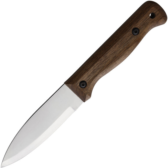 BPS Knives Camping Fixed Blade Knife Walnut Wood 1066 Carbon Steel B01CS