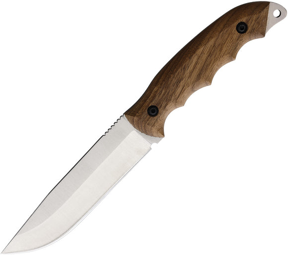 BPS Knives Bushcraft Fixed Blade Knife Walnut Wood 5Cr14MoV Steel HK06SS