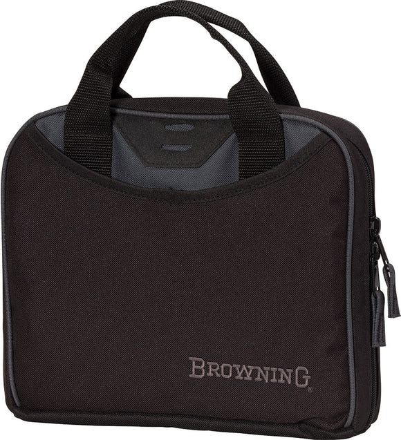 Browning Black Material 2 Handles Zipper Crossfire Single Pistol Gun Case 01099