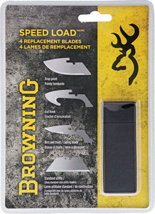 Browning 4 Pack Utility Speed Load Linerlock Different Replacement Blades 0115V