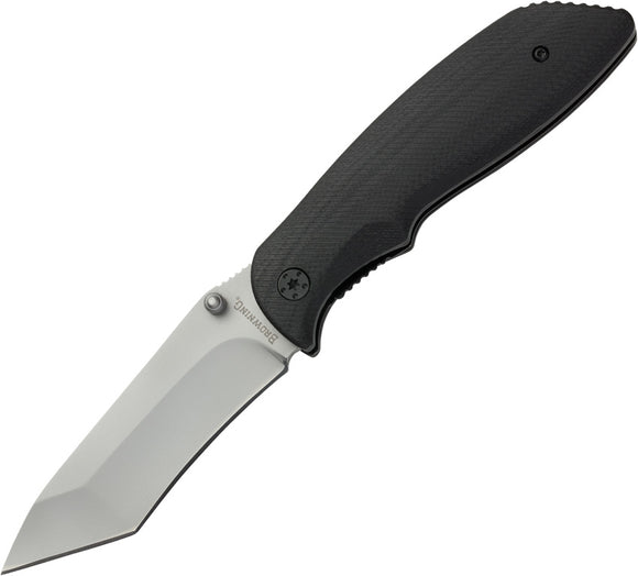 Browning Linerlock Black G10 Assisted opening AO Folding pocket Knife 0165