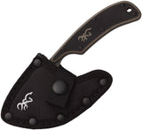 Browning Cutoff Skinner Black G10 Stainless Steel Fixed Blade Knife 0323B