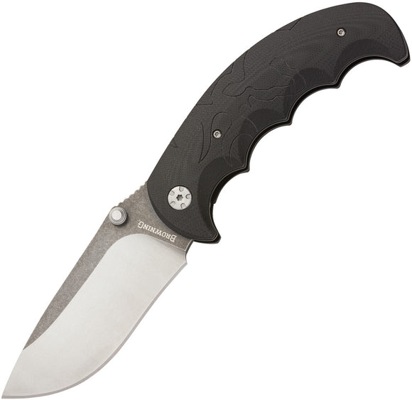 Browning Primal Black G10 Linerlock Folding Knife 0325