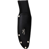 Browning Guthook Black Synthetic Stainless Steel Fixed Blade Knife 0389