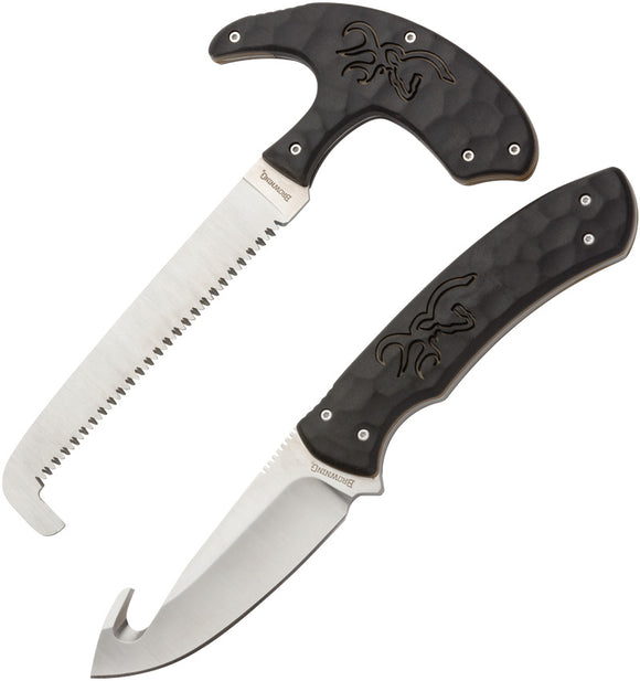 Browning Primal 2Pc Combo Saw & Guthook Knife  - Boxed 0420B