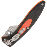 Browning Primal Scapel Linerlock Black & Orange Synthetic Folding D2 Steel Pocket Knife 0431