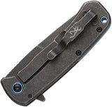 Browning Patriot Framelock Black Smooth Folding Stainless Pocket Knife 0459B