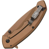 Browning Auruc Framelock A/O Camo G10 Handle D2 Tool Steel Folding Pocket Knife 0483B