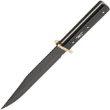 Browning Bowie Black Ebony Wood Stainless Steel Fixed Blade Knife 0496