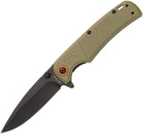 Browning Buckmark Slim Linerlock Sage Laminate Folding D2 Steel Pocket Knife 0543B