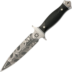 Browning Wihongi Signature Dagger Double Edge Fixed Blade Black G10 Knife 194BL