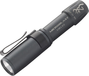 Browning Microblast LED Light Black Anodized Aluminum Body Flashlight 2114