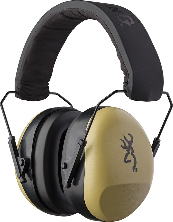 Browning BMII Hearing 26dB Protective Tan/Sand Noise Reduction Headphones R6385